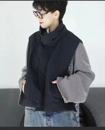 journalstandard luxe 나일론 누빔 퀼트 베스트