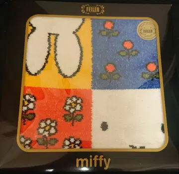 새상품 레어 FEILER x 미피 미피 플라워즈 타월 손수건