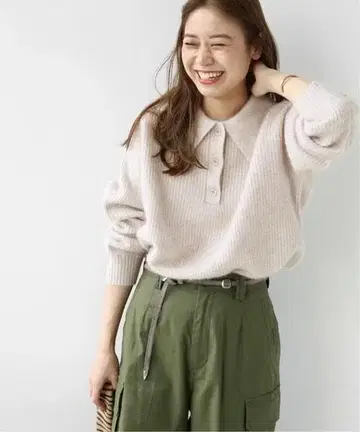 JOURNAL STANDARD 폭스 울 폴로 넥 풀오버