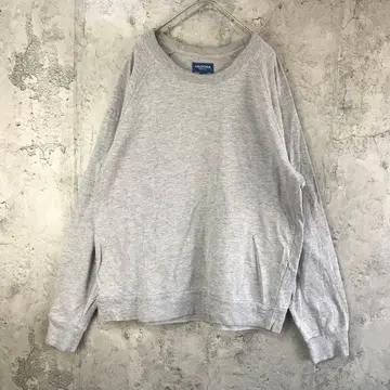 B910 구제 의류 트레이닝복 맨투맨 래글런 그레이 무지 90s Y2K