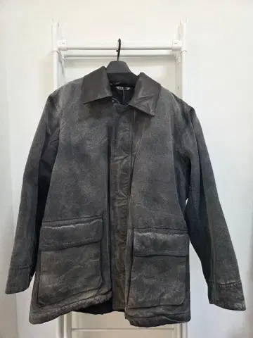 AURALEE PRODUCT DYED COTTON DUCK BLOUSON