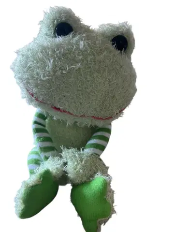 레트로 모노슈 MAY BLUE 개구리 노트 봉제 인형 2