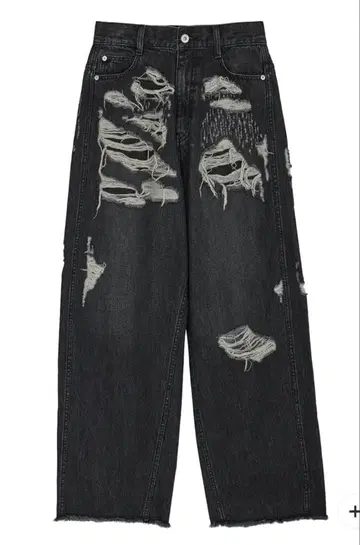 아메리빈티지 UND HARD DAMAGE LOOSE DENIM