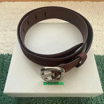 THE SHISHIKUI BELT / 브라운 M 사이즈