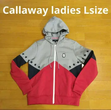 캘러웨이 ladies 후드티 Lsize 속기모