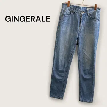진저에일 데님/청바지 코튼 여성용 올 시즌 일본제