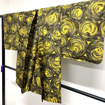 겉옷 앤티크 명주 소용돌이 소용돌이 보물 모음 기모노 112tz