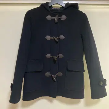 런던 트래디셔널 블랙 블랙 더플 코트 34