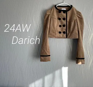 24AW Darich 멜톤 파이핑 자켓 카멜