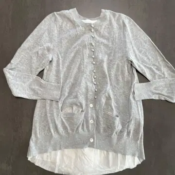 sacai luck 그레이 긴팔 가디건