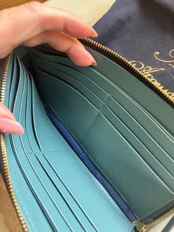 ADMJ 에이디엠제이 송치 장지갑 새상품급! 일본제 소가죽이 송치 블랙