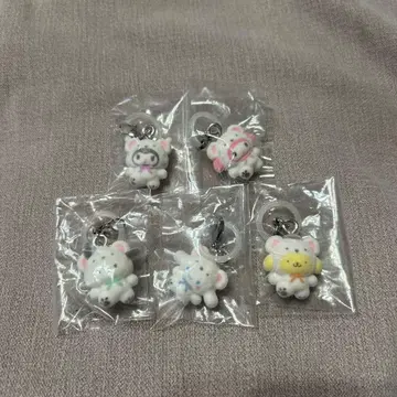 산리오 메지루시 액세서리 복슬복슬 스노우 마이멜로디 쿠로미 포차코