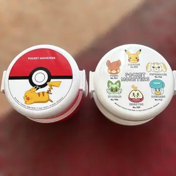 포켓몬스터 캐릭터 용기 세트