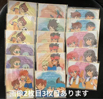 이나즈마 일레븐 GO 제비뽑기당 캔뱃지 색지