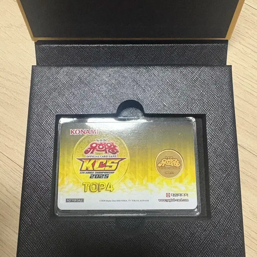YU-GI-OH | 유희왕 Yu-Gi-Oh! KCS 2025 TOP4 Commemorative Pure Gold Coin Card on  Bunjang Global Site.