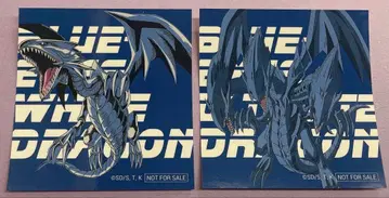 유희왕 애니메이트 카드라보 페어 스티커 푸른 눈의 백룡 푸른 눈의 궁극룡