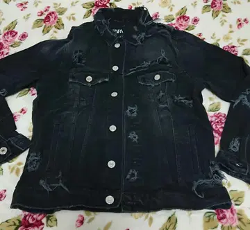 ZARA 블랙 데님 자켓