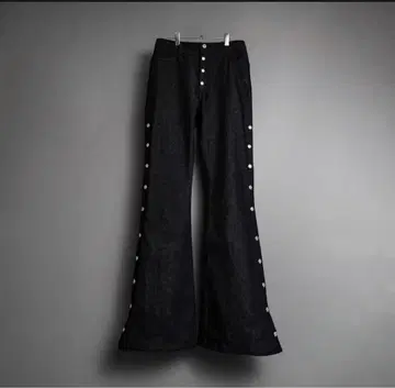 시끼따리 블랙 데님 L