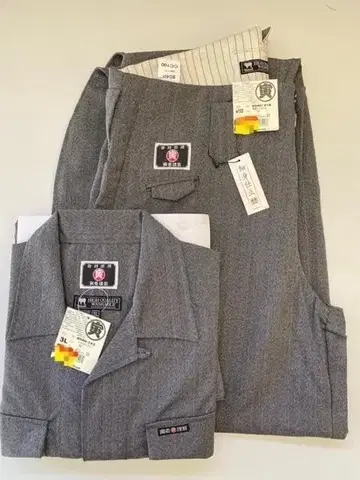 도라이치 히요쿠 오픈 3L & 초초롱 팔분 100cm 상하의 세트 그레이