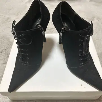 블랙스웨이드 스틸레토 부티 COMEX 22cm