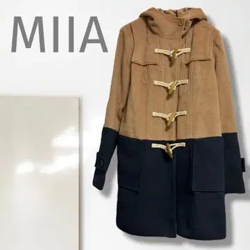 k [미아] 더플 코트/새상품급 바이컬러 슬림 인기 캐주얼 따뜻함