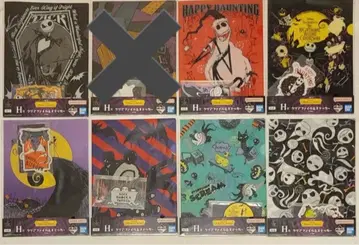 나이트메어 비포어 크리스마스 클리어 파일 세트 H상 7매