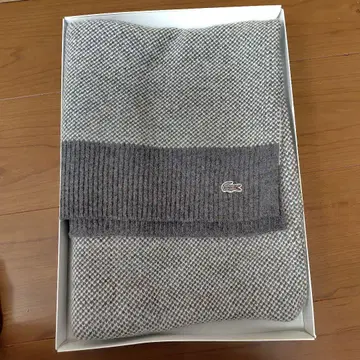 라코스테 머플러 그레이 택 포함