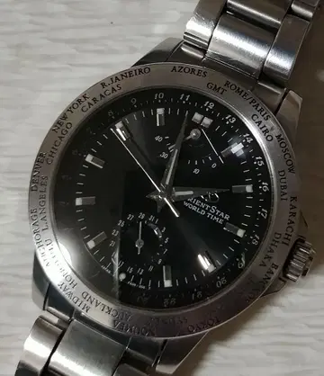 [ 하자품 작동품 ] 오리엔트 스타 ORIENT STAR 월드 타임