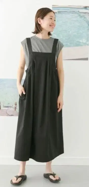 어반 리서치 도어스 워크 오버롤 스커트