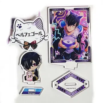 Obey me! 벨페골 네임 배지 아크릴 스탠드