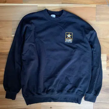 USA제 U.S.ARMY 맨투맨 트레이닝복 블랙 XL 90s