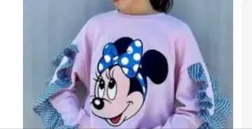 새상품 ] 시마무라 치마지라 미니 프릴 트레이닝복 맨투맨 L 사이즈