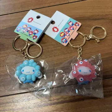 만박 산리오 미야쿠미야쿠 변신 입체 키링 시나모롤 2세트