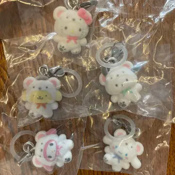 산리오 포근포근 스노우 마커 가챠 키티 포차코 시나모롤 마이멜로디