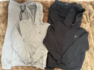 jordan 후드티 팬츠 (S) 블랙 그레이