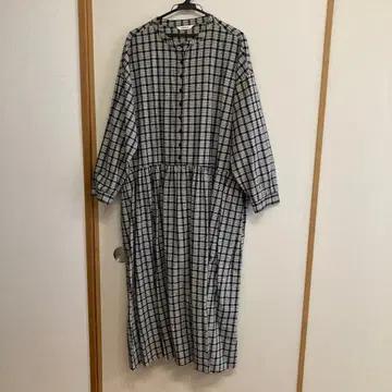 soulberry 체크 무늬 긴팔 셔츠 원피스