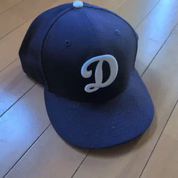 MLB D 로고 자수 네이비 캡