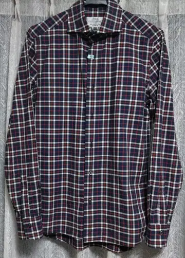 [ UNITED ARROWS ] 슬림핏 체크 셔츠 클리닝 완료