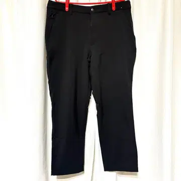 유니클로 UNIQLO 웜 스트레치 팬츠 L 블랙 블랙