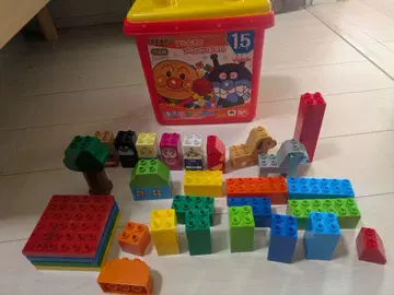 호빵맨 첫 블록 바구니 L