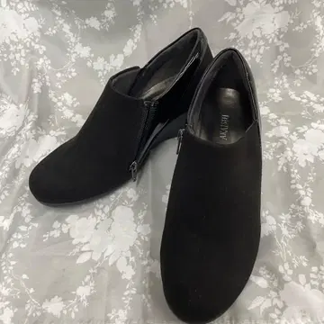 AKAISHI 아치 피터 부티 컴포트 사이드 지퍼 블랙 LL