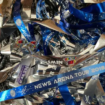 NEWS 라이브 은색 테이프 120개 이상 일괄