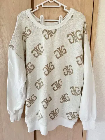 Symmetry GYDA 니트 도킹 맨투맨 상의