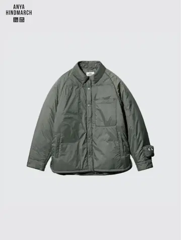 ANYA HINDMARCH 퍼프 테크 셔츠 자켓