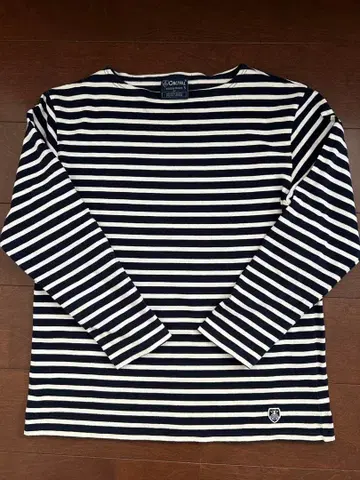 오르치발 Orcival 보더 무늬 긴팔 티셔츠 사이즈 5 프랑스제