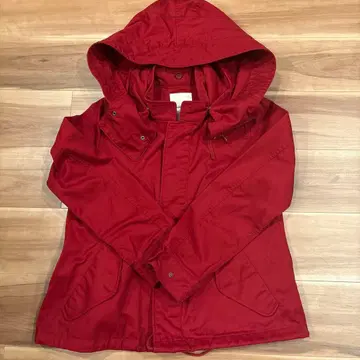 여성용 마운틴 후드티 빨간색 M