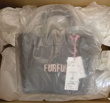 FURFUR 에코 퍼 토트백 차콜 그레이