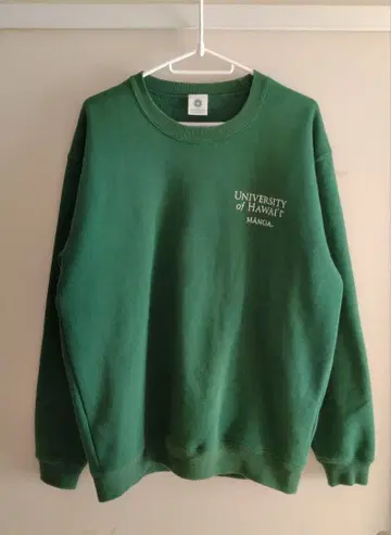 GOOD ROCK SPEED 칼리지 로고 SWEAT 그린 F 사이즈