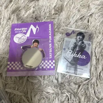 후카사와 타츠야 클리어 스티커 & 거울 스티커 세트