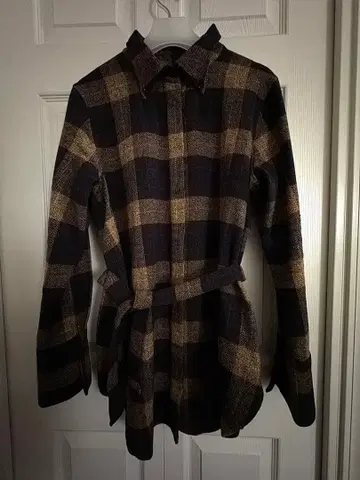 BANANA REPUBLIC 체크 무늬 긴팔 셔츠 L